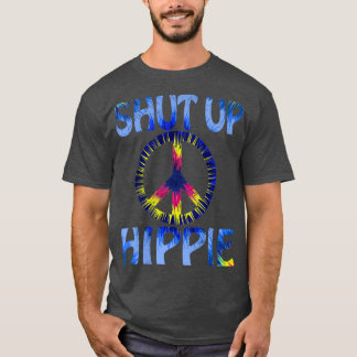 Funny Hippie Design Hou Hippie Cool Graphic Pe dic T-shirt