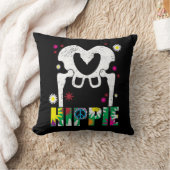 Funny Hippie Shirt voor Hip-vervangende chirurgie Kussen (Deken)