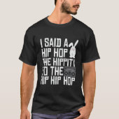 Funny Hippity Hop Easter T-Shirt (Voorkant)