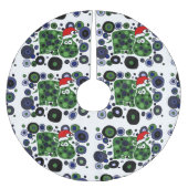 Funny Hippo Abstracte kerstboomrok Kerstboom Rok (Voorkant)