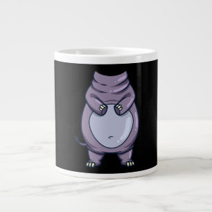 Funny Hippo Body Headless Halloween Mammal Costuum Grote Koffiekop
