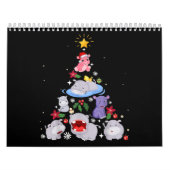 Funny Hippo kerstboom | Xmas Hippopotamus Kalender (Hoes)