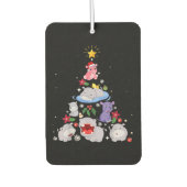 Funny Hippo kerstboom | Xmas Hippopotamus Luchtverfrisser (Voorkant)