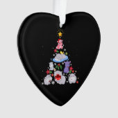 Funny Hippo kerstboom | Xmas Hippopotamus Ornament (voorkant)