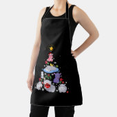 Funny Hippo kerstboom | Xmas Hippopotamus Schort (Insitu)