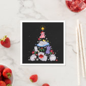 Funny Hippo kerstboom | Xmas Hippopotamus Servet (Insitu)