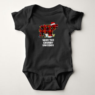 Funny Hippo-kerstlichtfamilie Romper
