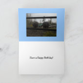 Funny Hippopotamus Birthday Greeting Kaart (Binnen)