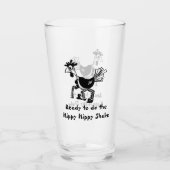 Funny Hippy Hippy Shake Glas (Voorkant)