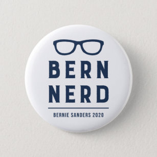 Funny Hipster Bernie Sanders voor President 2020 Ronde Button 5,7 Cm