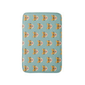 Funny Hipster Corgi Pattern Badmat (Voorkant Verticaal)