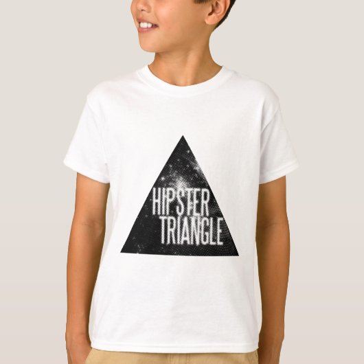 Funny Hipster Triangle T-shirt (Voorkant)
