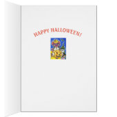 FUNNY HISS N' FITZ HALLOWEEN CATS WENSKAART V (Binnen (Rechts))