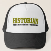 Funny Historian Trucker Pet (Voorkant)