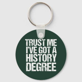 Funny History Afstuderen Historian Degree Quote Sleutelhanger