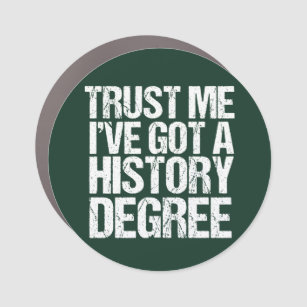 Funny History Docer Afstuderen Historian Green Automagneet