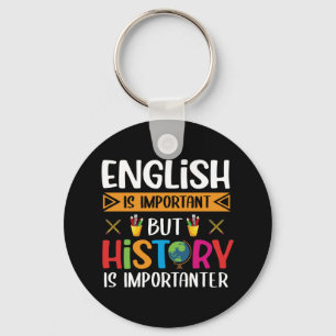 Funny History English Teacher Sleutelhanger