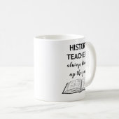 Funny History Teacher Gift Coffee Mok (Voorkant rechts)
