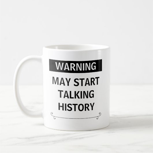 Funny History Teacher Gift Koffiemok (Links)