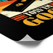 Funny Hit the Wood Toss Em Good Retro Cornhole Poster (Hoek)