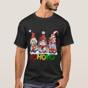 Funny Ho-Ho Gnomes Merry-kerstfamilie die overeenk T-shirt