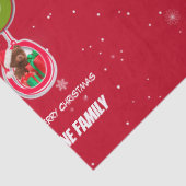 Funny HO HO HO Retro Christmas Festive Holidays Tissuepapier (Detail)