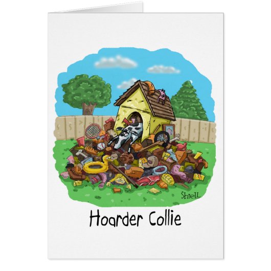 Funny Hoarder Collie Hondenliefhebber gift (Voorkant)