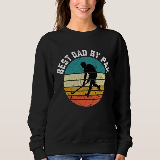Funny Hockey Best Dad By Par Frisbee Father's Day  Trui (Voorkant)