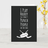 Funny Hockey Cards 2025 Team Player Sports Kaart (Gele Bloem)