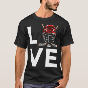 Funny Hockey Design for Kids Mannen Women Ice Hock T-shirt