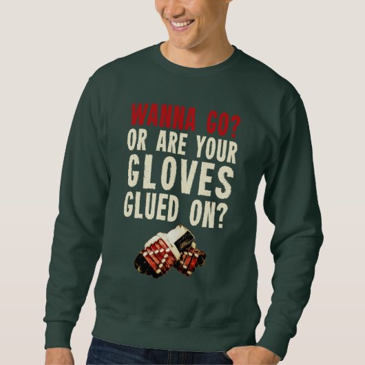 Funny Hockey Enforcer Goon Sweatshirt (Voorkant)