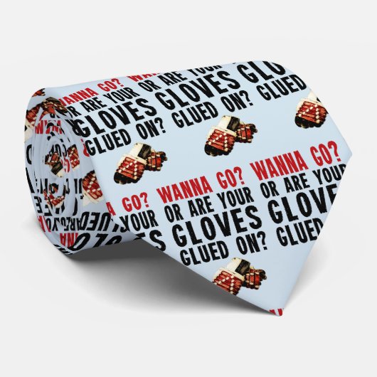 Funny Hockey Enforcer Stropdas (Opgerold)