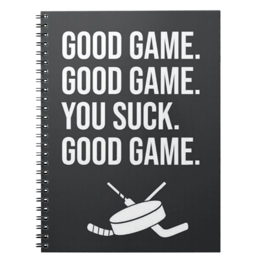 Funny Hockey Gifts For Guys For Him Husband Daddy Notitieboek (Voorkant)