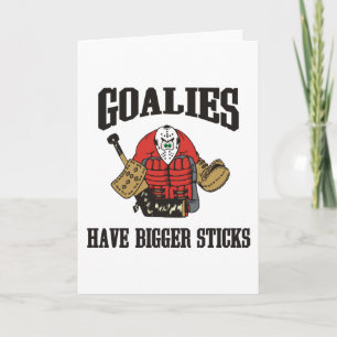 Funny Hockey Goalie Kaart