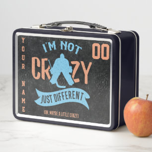 Funny Hockey Goalie Lunch Box