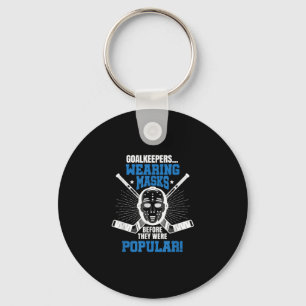 Funny Hockey Goalie Mask Pun Ice Hockey Sleutelhanger
