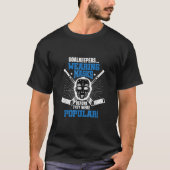 Funny Hockey Goalie Mask Pun Ice Hockey T-shirt (Voorkant)