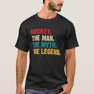Funny Hockey het Man de mythe, de legendarische re T-shirt