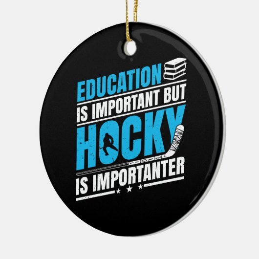 Funny Hockey is belangrijk Keramisch Ornament (Links)