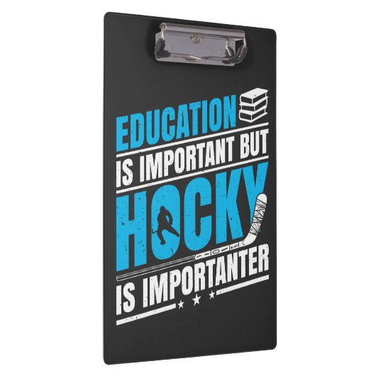 Funny Hockey is belangrijk Klembord (Rechts)