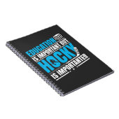 Funny Hockey is belangrijk Notitieboek (Rechterzijde)