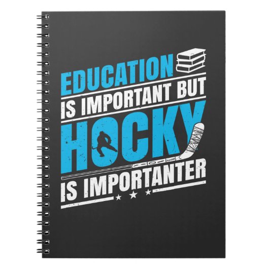 Funny Hockey is belangrijk Notitieboek (Voorkant)