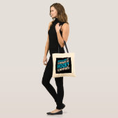 Funny Hockey is belangrijk Tote Bag (Voorkant (model))
