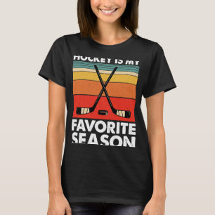 Funny Hockey is mijn favoriete Seizoenretro Vintag T-shirt