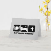 Funny hockey kaart (Gele Bloem)