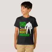 Funny Hockey Kinderen T-shirt (Voorkant volledig)