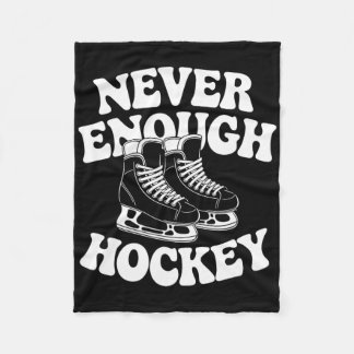 Funny Hockey Lover Men Women Boys Or Girls Hockey  Fleece Deken
