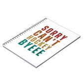 Funny Hockey Notitieboek (Linkerzijde)