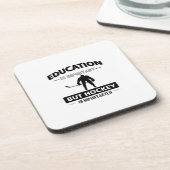 Funny Hockey Onderzetter (Linkerzijde)