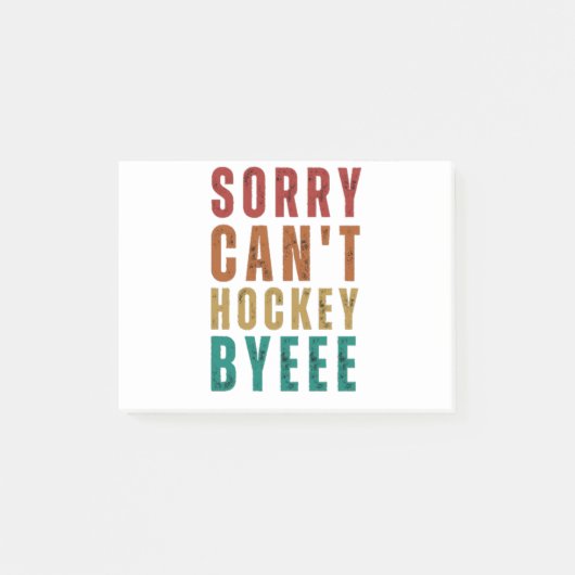 Funny Hockey Post-it® Notes (Voorkant)